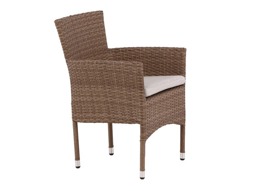 Градински стол Dallas 3475 (Кафяв + Сив)