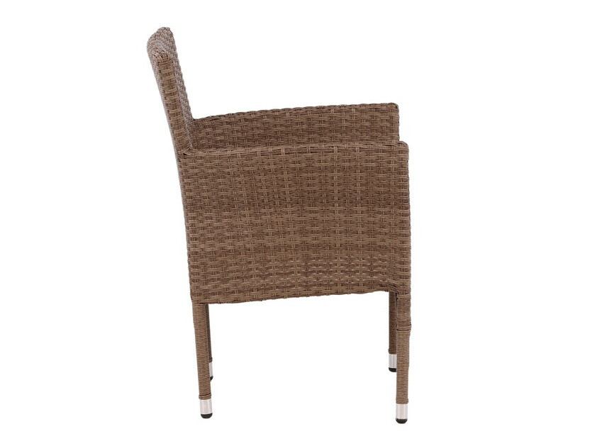 Градински стол Dallas 3475 (Кафяв + Сив)