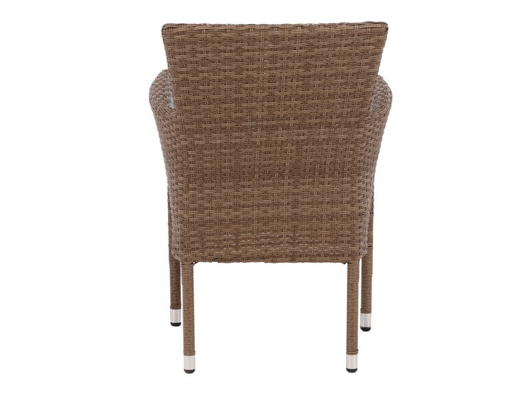 Градински стол Dallas 3475 (Кафяв + Сив)