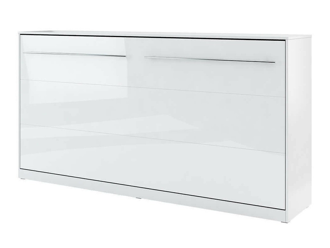 Падащо легло Concept Pro Lenart Levfere 109 (Бял + Бял гланц)