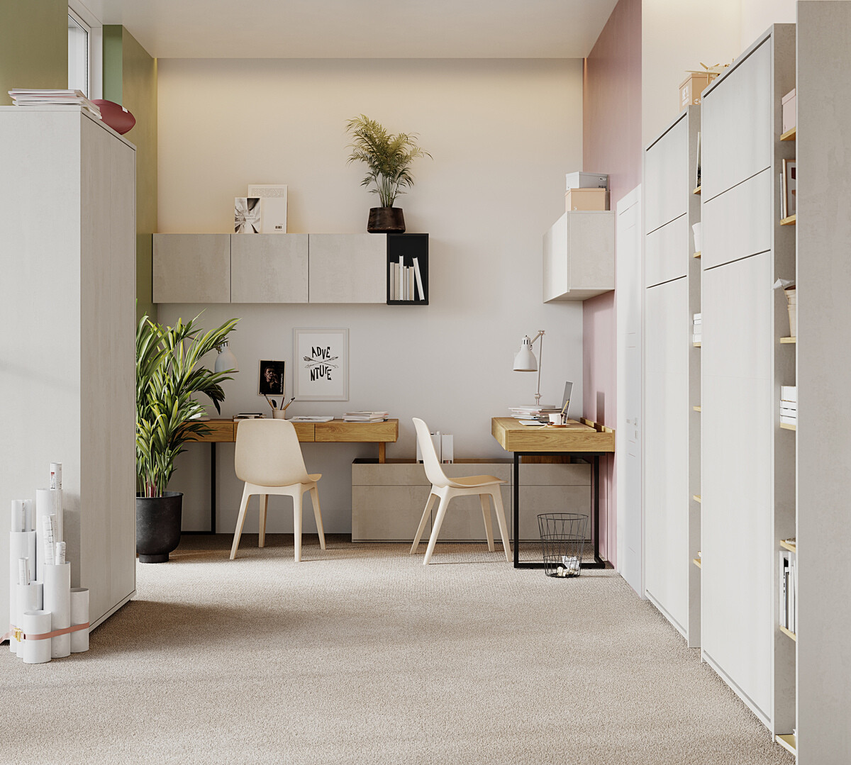 Падащо легло Concept Pro Lenart Levfere 103 (120 x 200 cm)