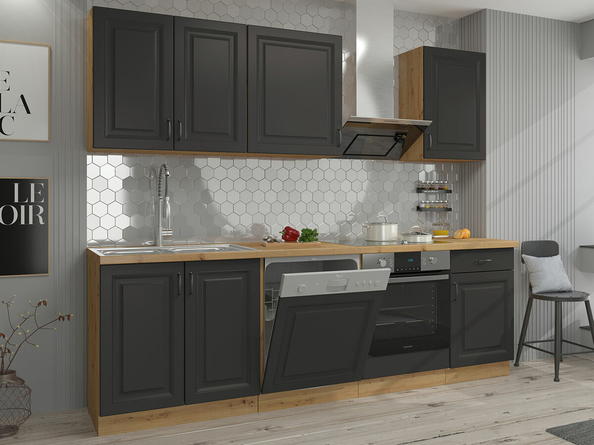 Модулен кухненски комплект Retro Grey 150