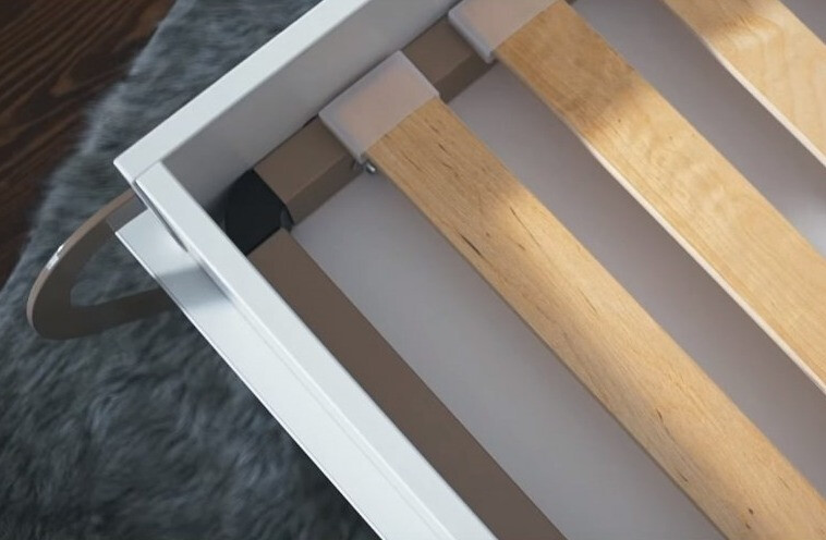 Падащо легло Concept Pro Lenart Levfere 109 (Бял)