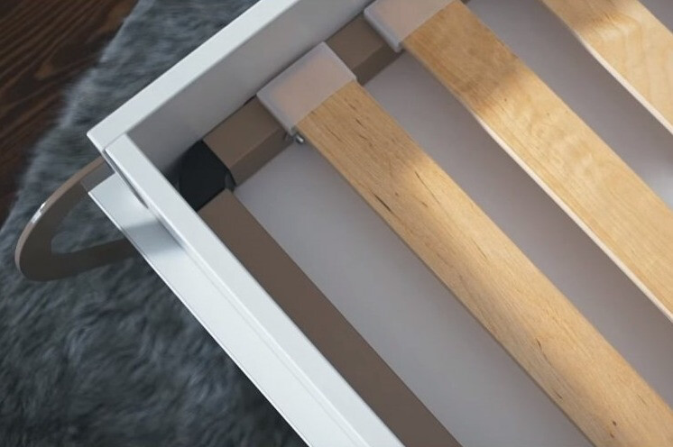 Падащо легло Concept Pro Lenart Levfere 109 (Бял)