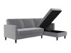 Ъглов диван Tulsa 540 (Светло сив)