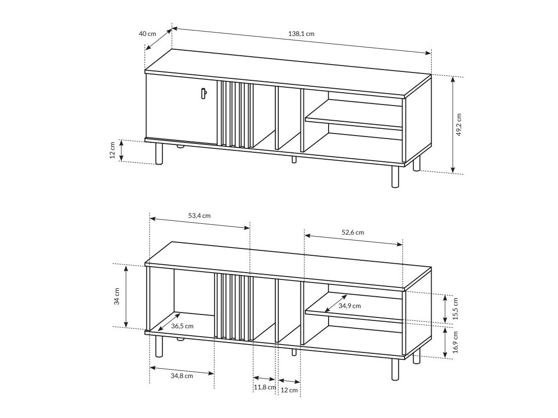 ТВ шкаф Sevcalu 101