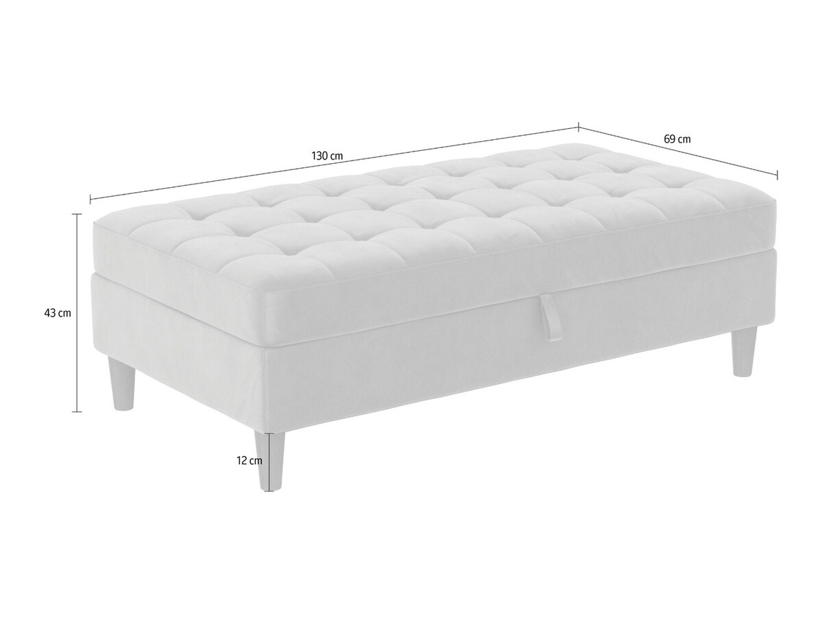 Тапицирана пейка Tulsa 544 (Taupe)