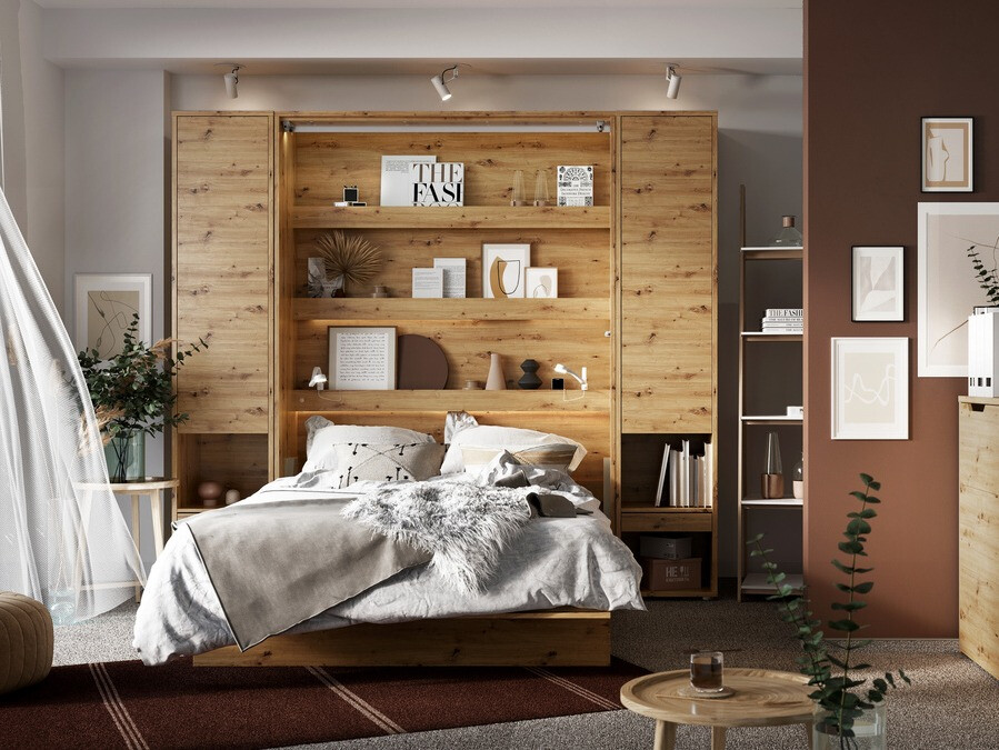 Падащо легло Concept Pro Lenart Levfere 102 (Artisan дъб)