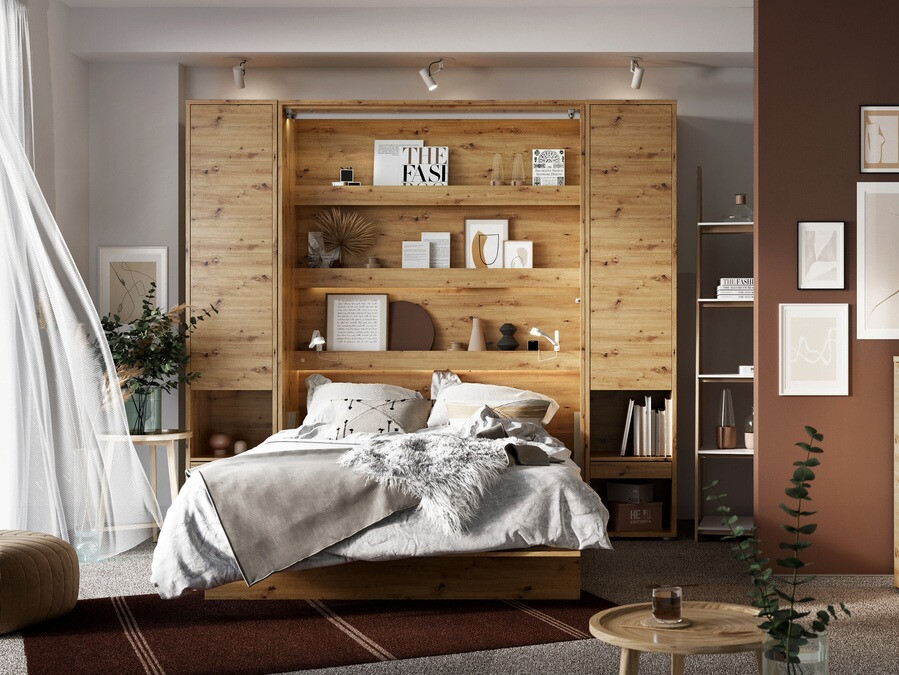 Падащо легло Concept Pro Lenart Levfere 102 (Artisan дъб)