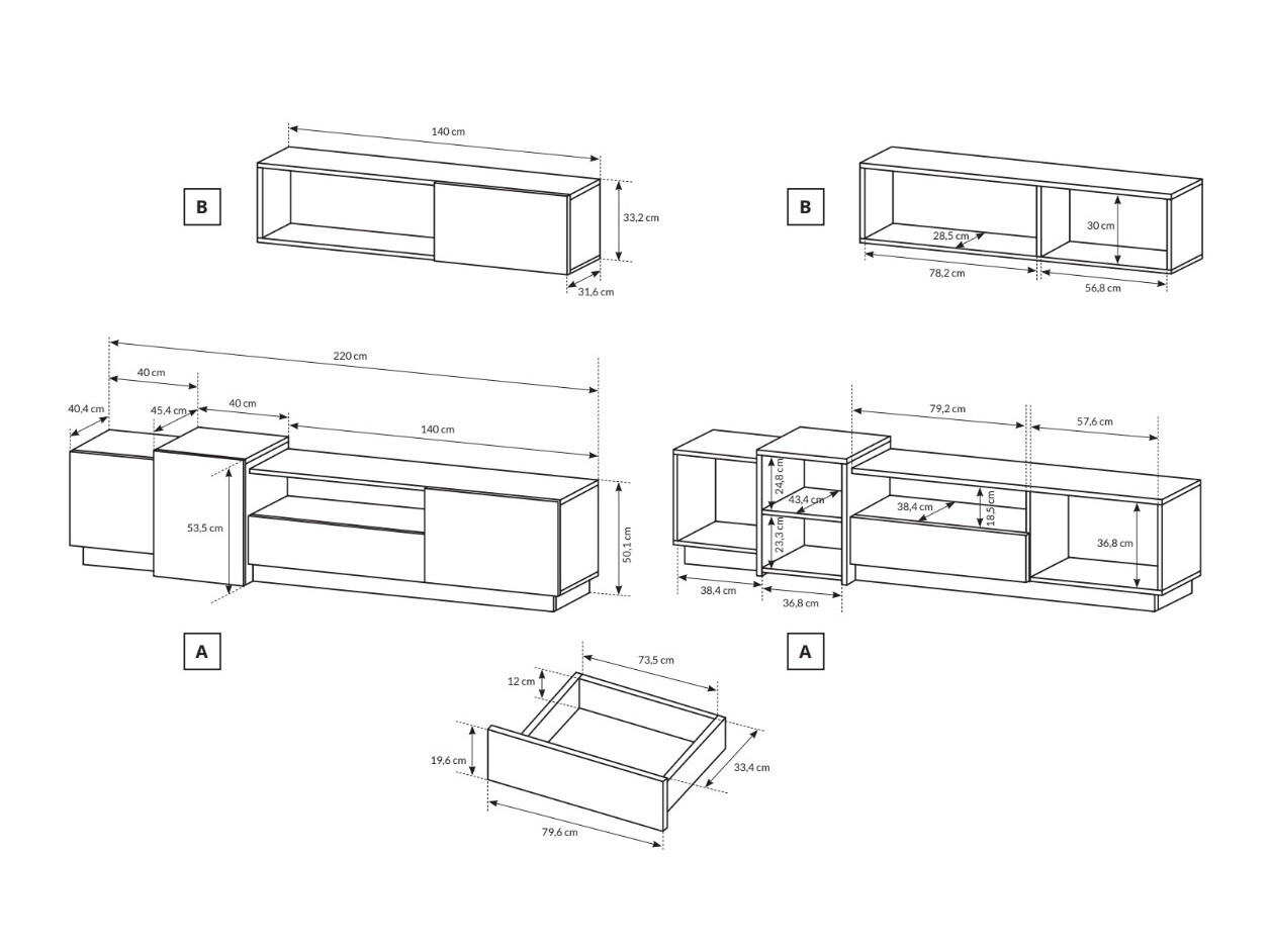 Комплект за хол Tororli 102