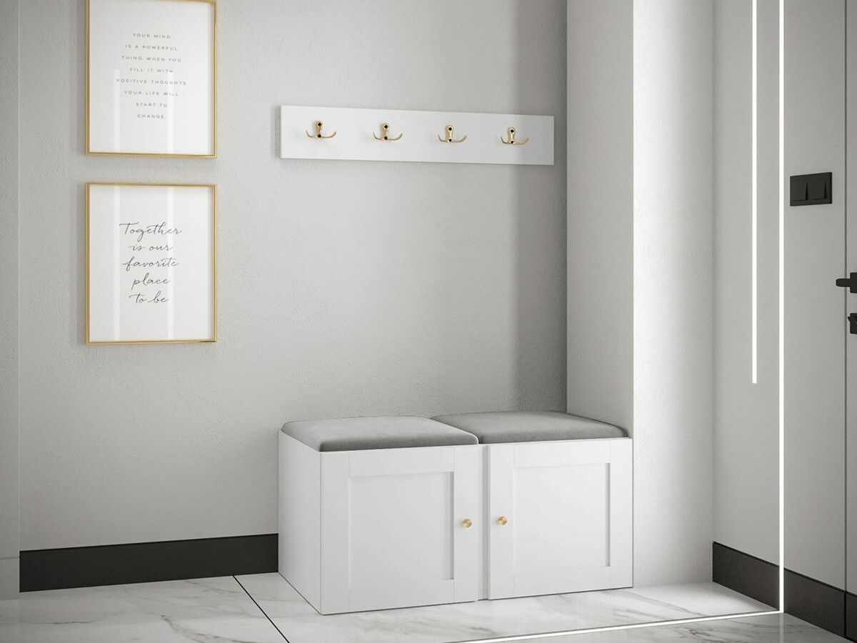 Комплект за антре Hartford 376 (Бял)