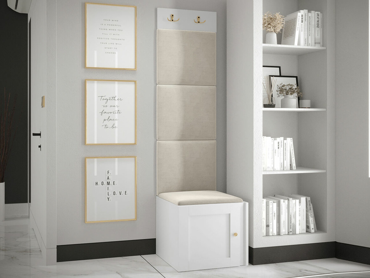 Комплект за антре Hartford 378 (Бял)