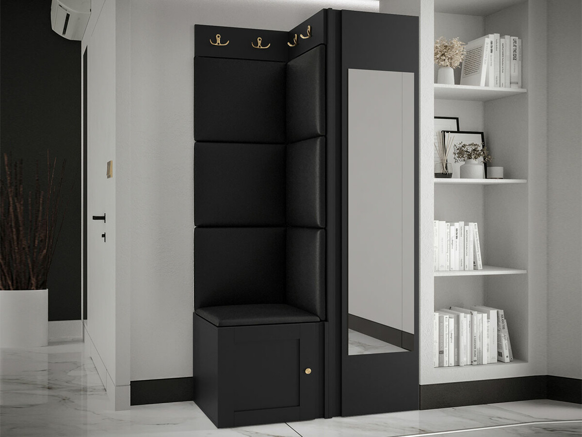 Комплект за антре Hartford 382 (Черен)