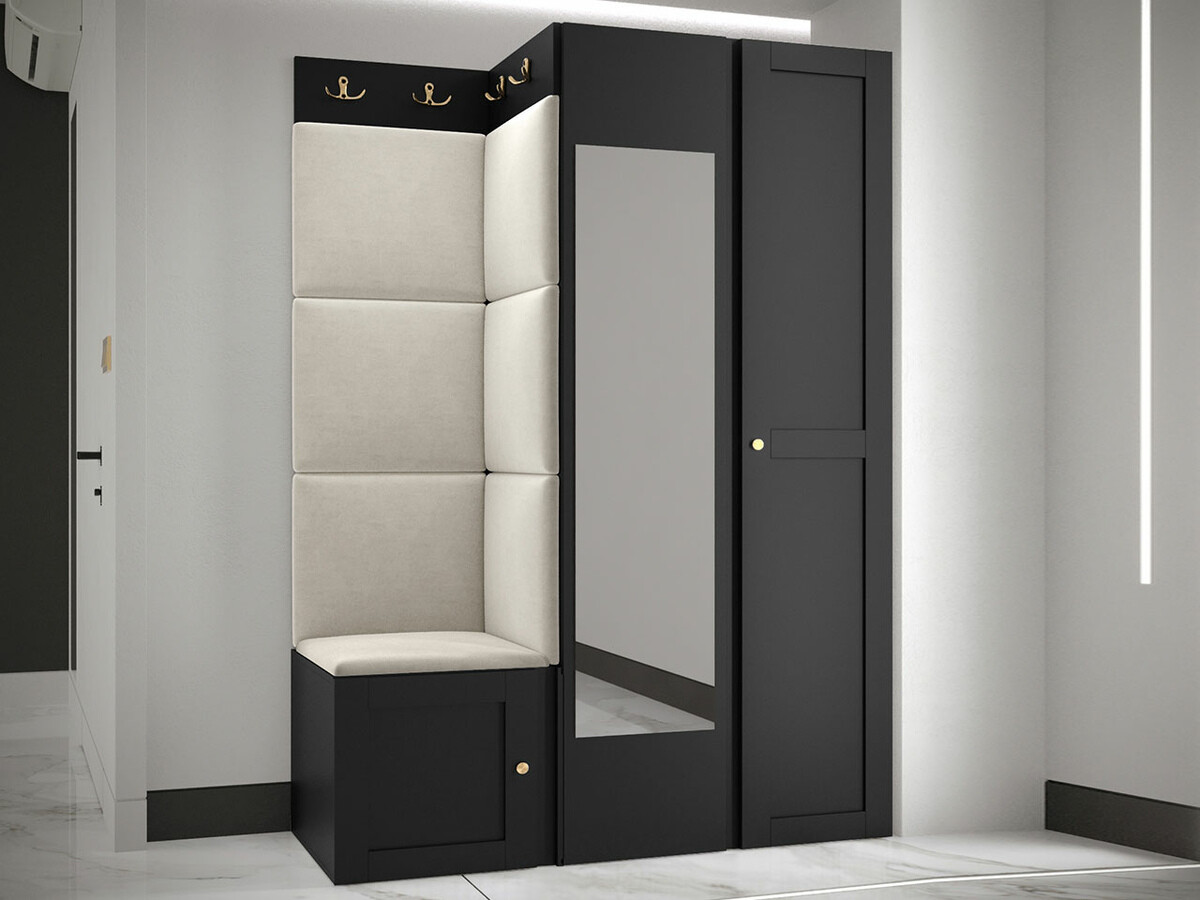 Комплект за антре Hartford 380 (Черен)