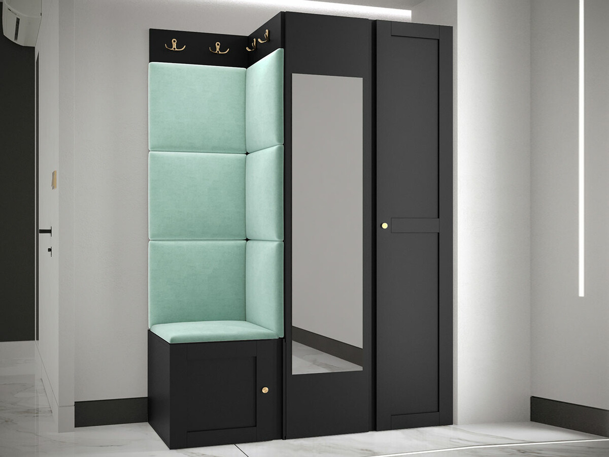 Комплект за антре Hartford 380 (Черен)