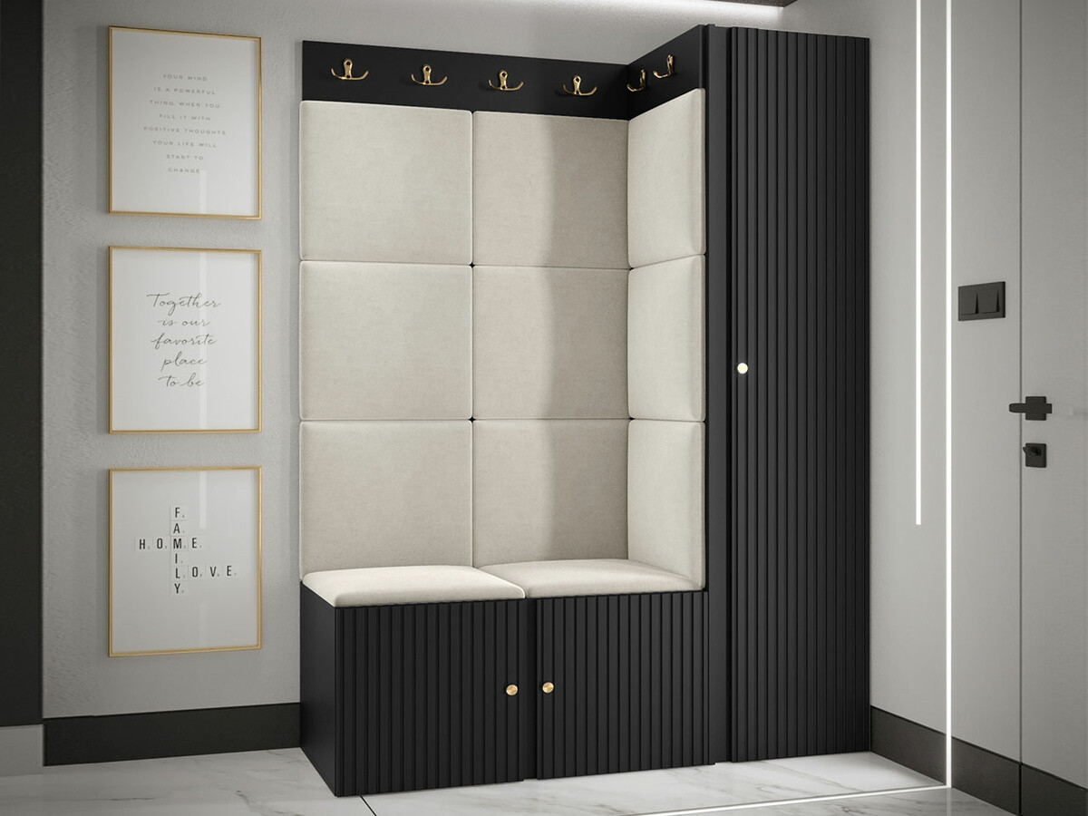 Комплект за антре Hartford 385 (Черен)