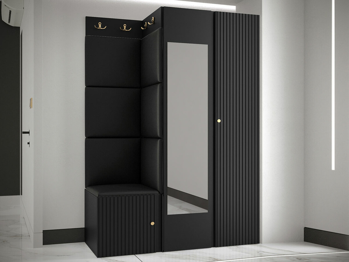 Комплект за антре Hartford 388 (Черен)