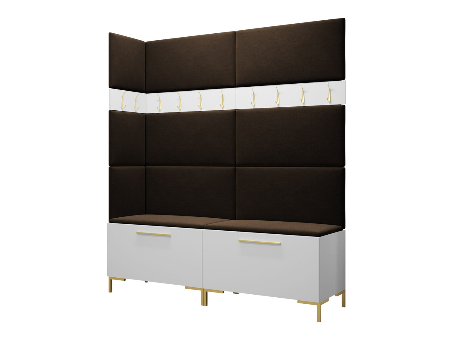 Комплект за антре Nomal V (Бял)