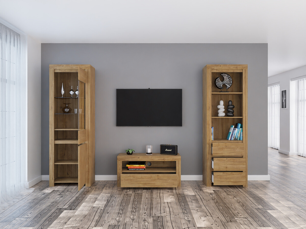 Комплект за хол Sonsoru 145 (Дъб)