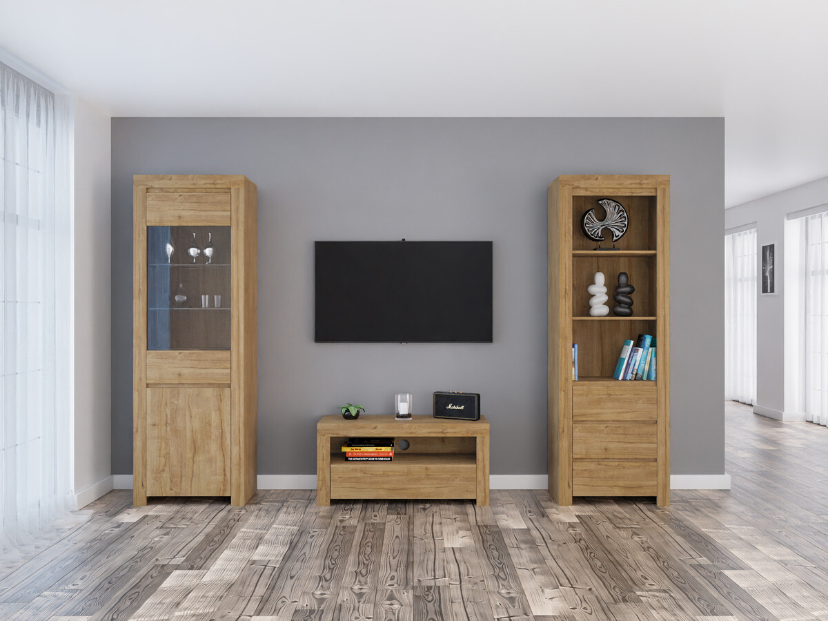 Комплект за хол Sonsoru 145 (Дъб)