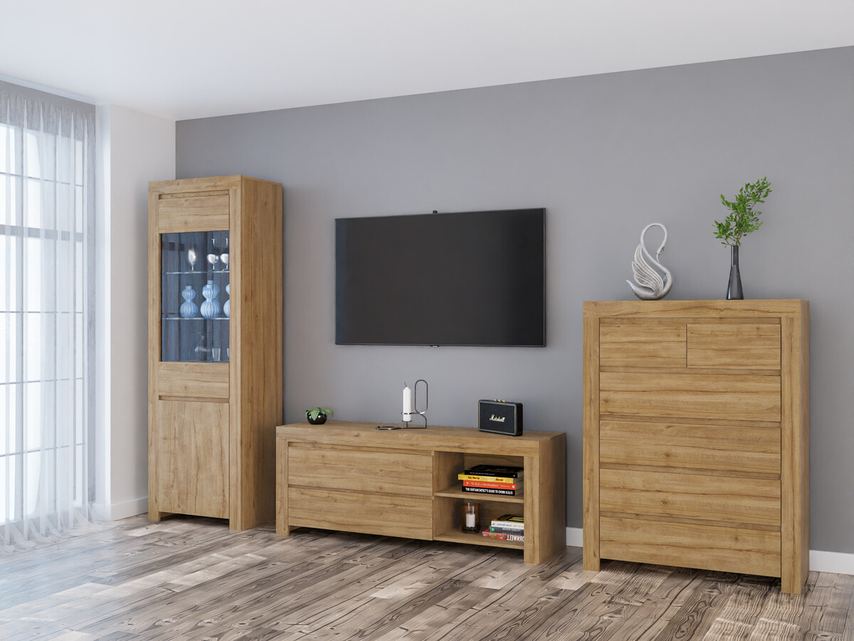 Комплект за хол Sonsoru 149 (Дъб)