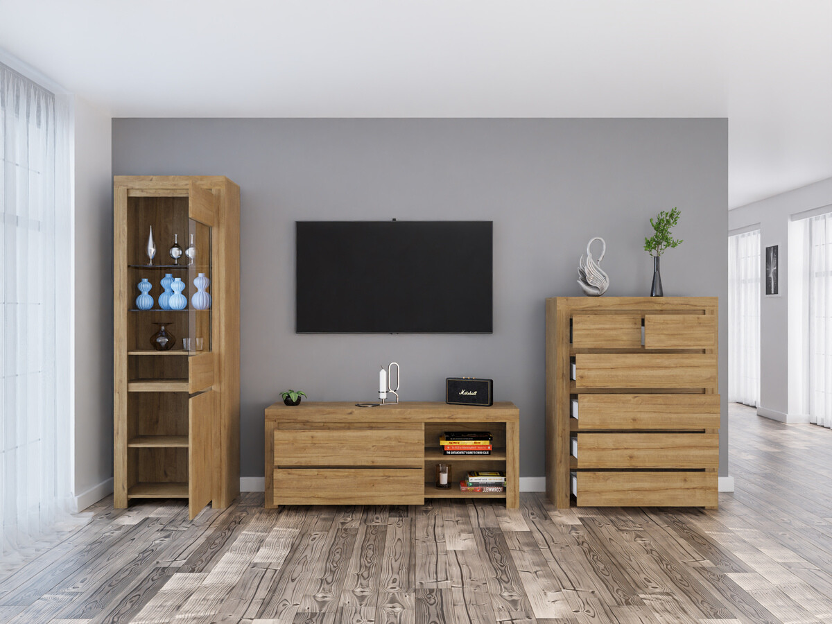 Комплект за хол Sonsoru 149 (Дъб)