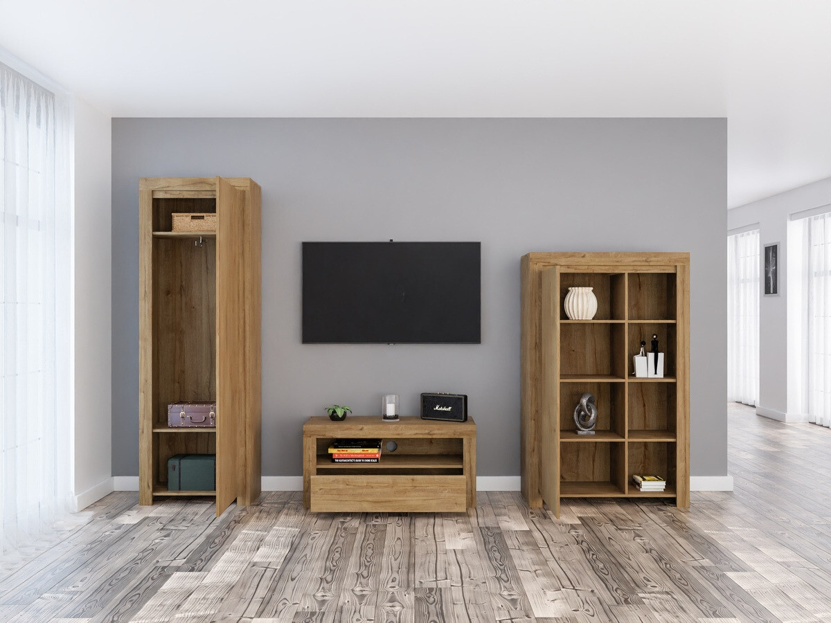 Комплект за хол Sonsoru 147 (Дъб)