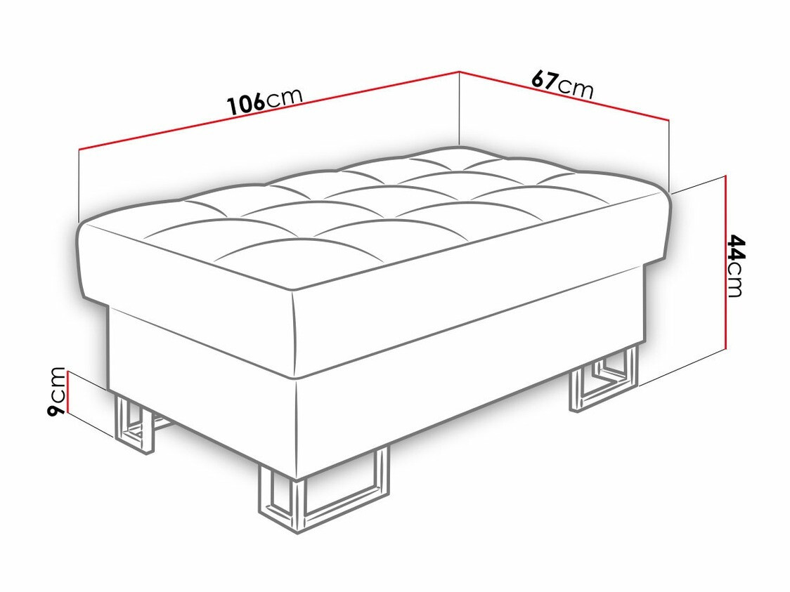 Тапицирана пейка Comfivo Anima (Venus Velvet 2932)