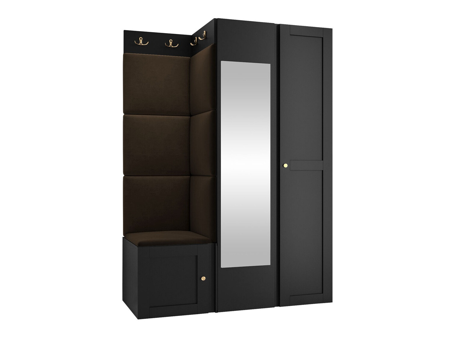 Комплект за антре Hartford 380 (Черен)