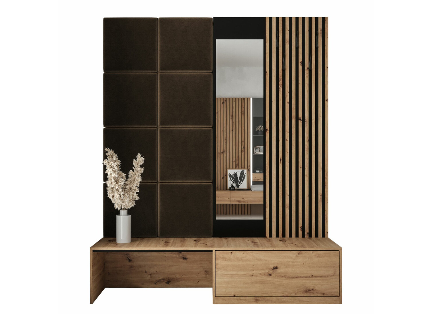 Комплект за антре Fabor (Artisan дъб + Manila 04)