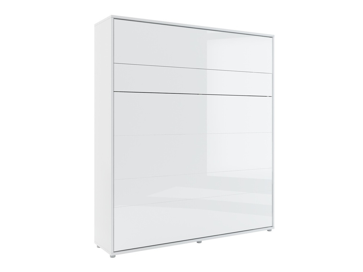 Падащо легло Concept Pro Lenart Levfere 102 (Бял + Бял гланц)