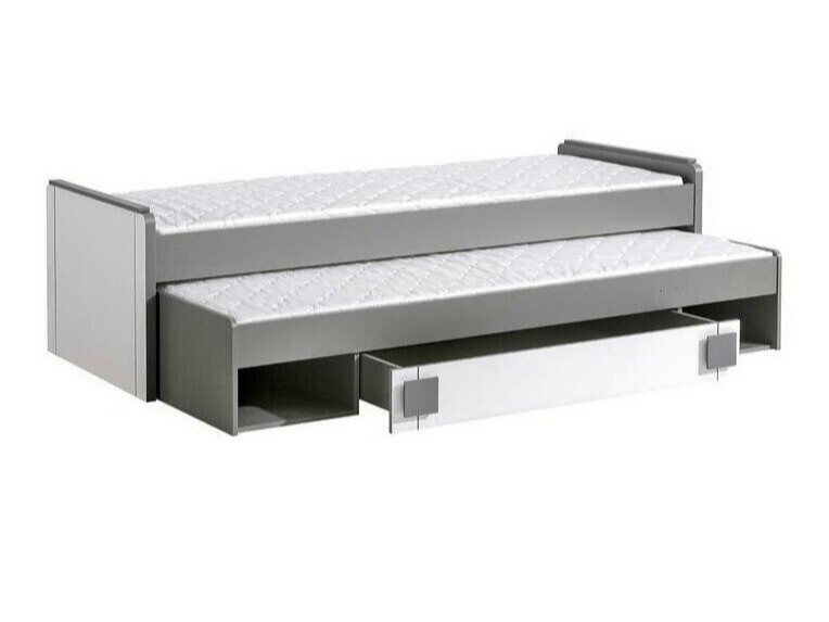 Легло Elmenou 115 (Бял + Антрацит)