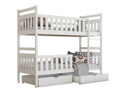 Двуетажно легло Vista 100 (Бял)