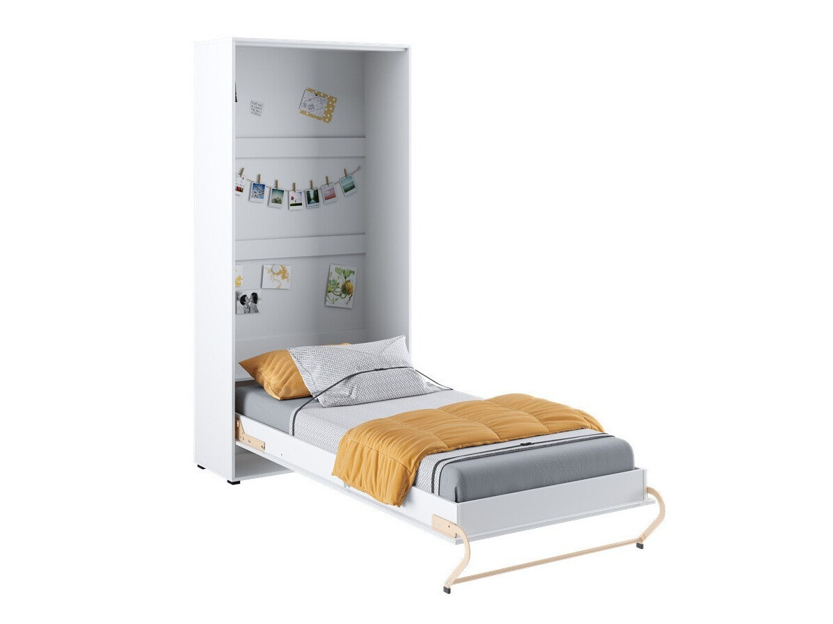 Падащо легло Concept Pro Lenart Levfere 108 (Бял + Бял гланц)