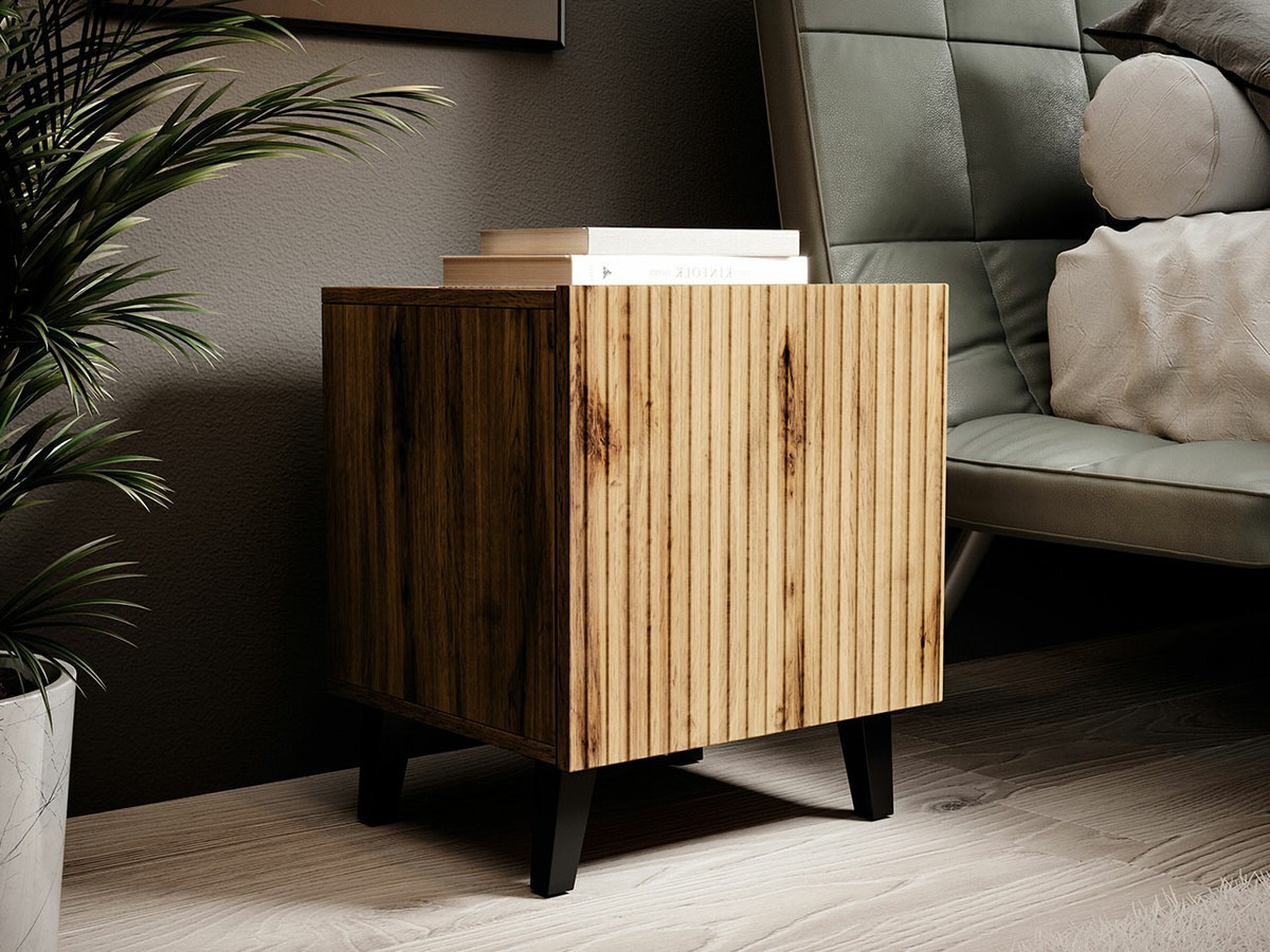 Комплект нощни шкафчета Remeta 104 (Дъб уотан)