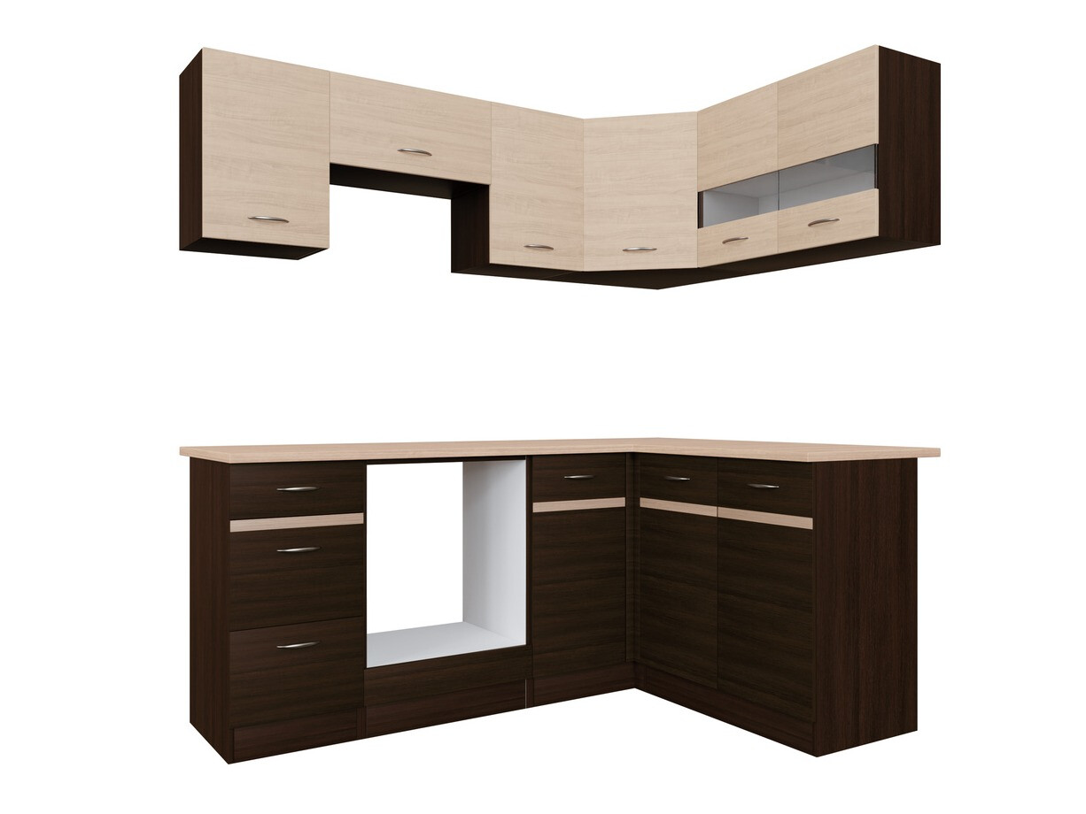 Модулен кухненски комплект Eli Dark 115