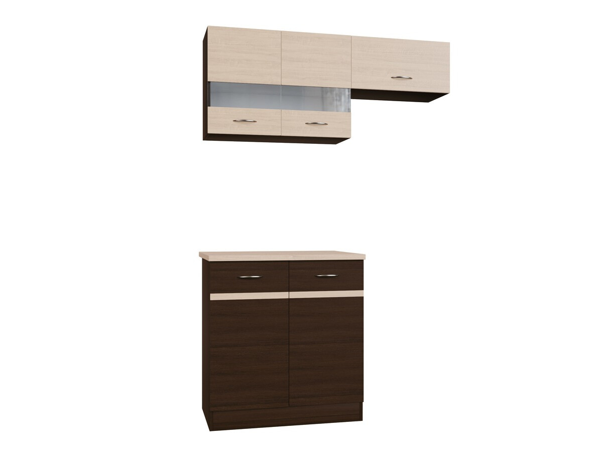 Модулен кухненски комплект Eli Dark 116