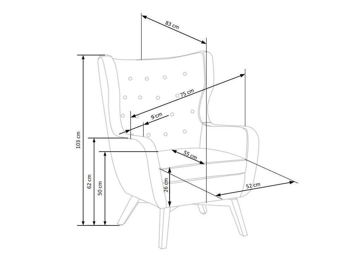 Фотьойл Houston 836 (Червен + Черен)