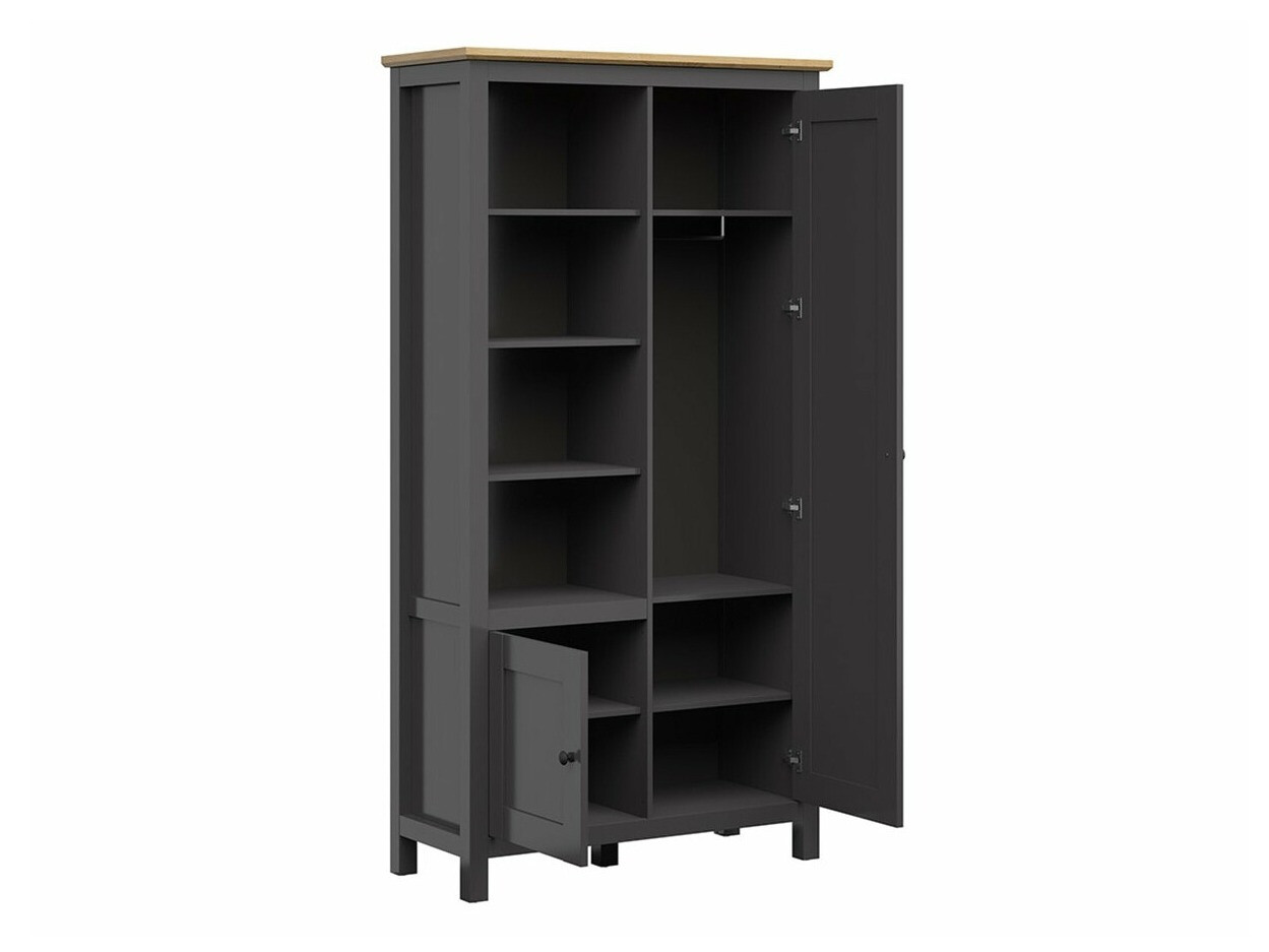 Гардероб Sordoro 128 (Графит + Artisan дъб)