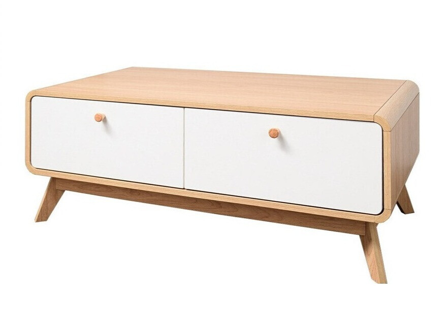 Масичка за кафе Elbtena 100 (Дъб + Бял)