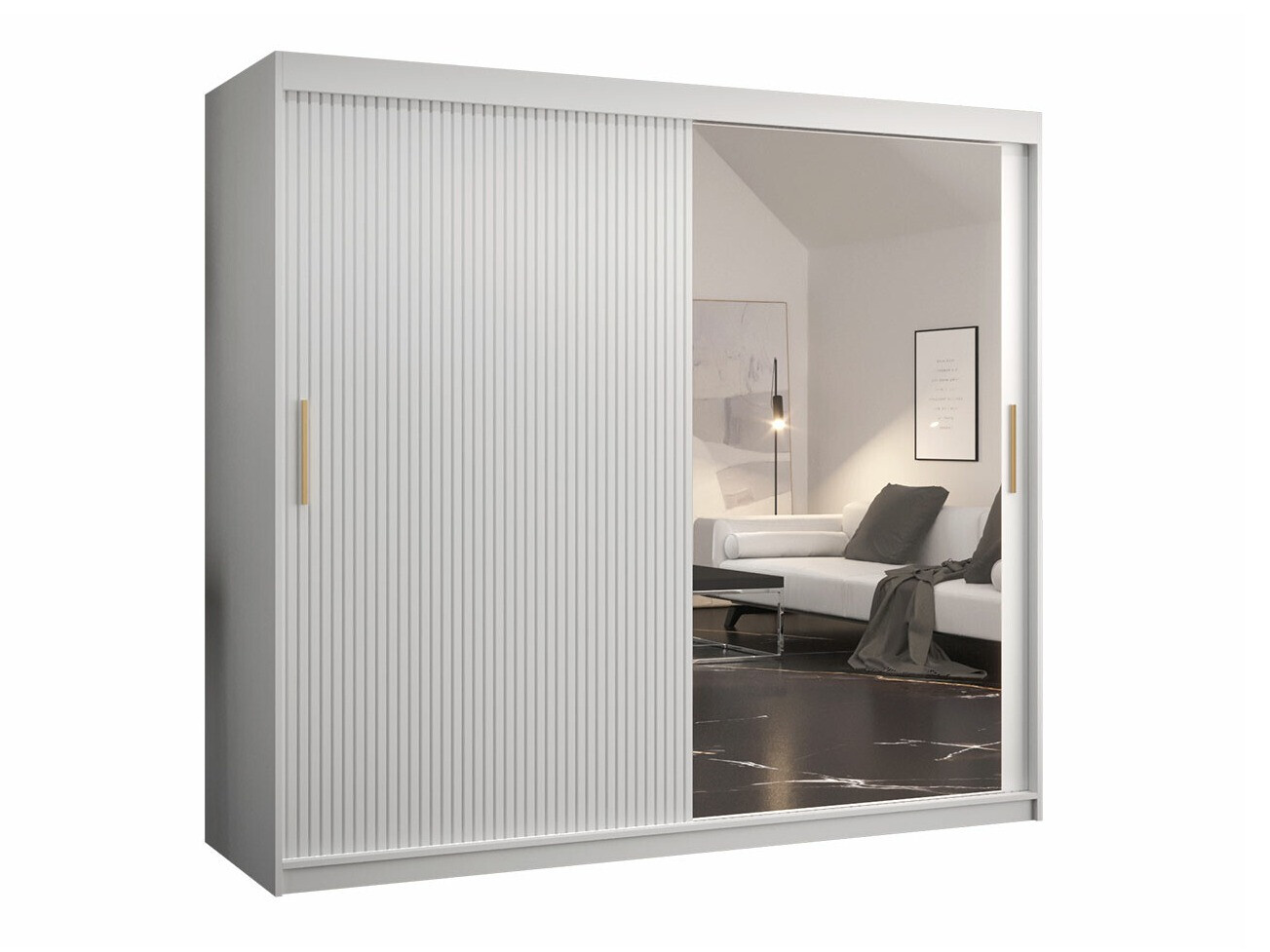 Гардероб Hartford 403 (Бял)