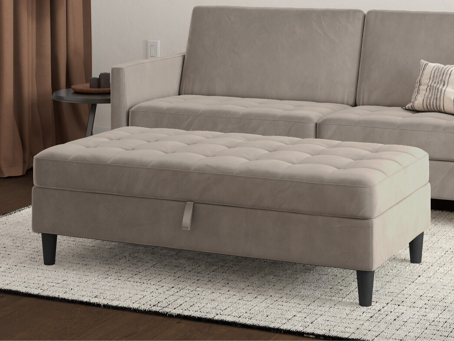 Тапицирана пейка Tulsa 544 (Taupe)