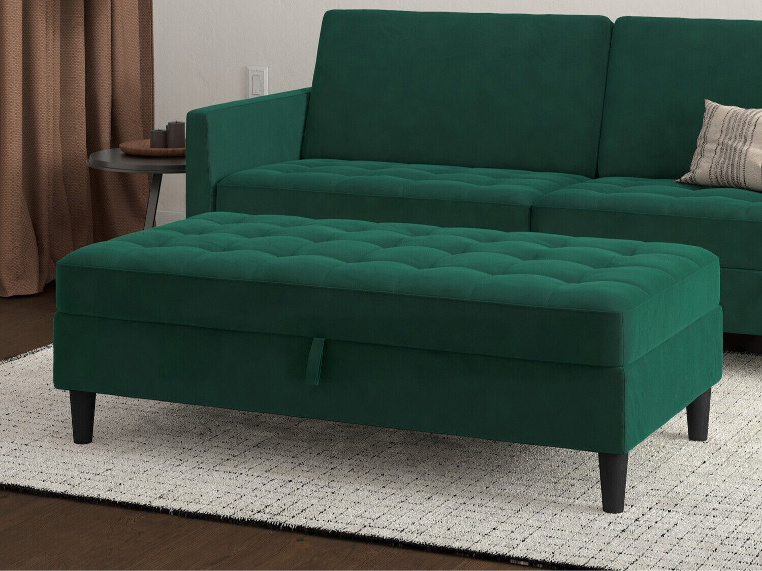 Тапицирана пейка Tulsa 544 (Зелен)