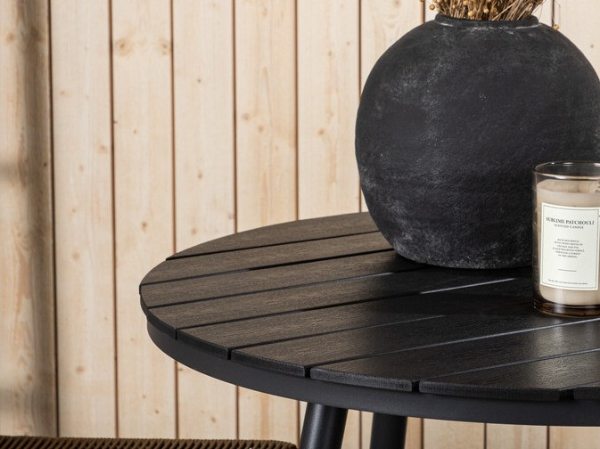 Градински комплект Dallas 3782 (Светлокафяво + Черен)