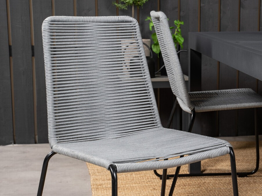 Градински комплект Dallas 3783 (Сив + Черен)