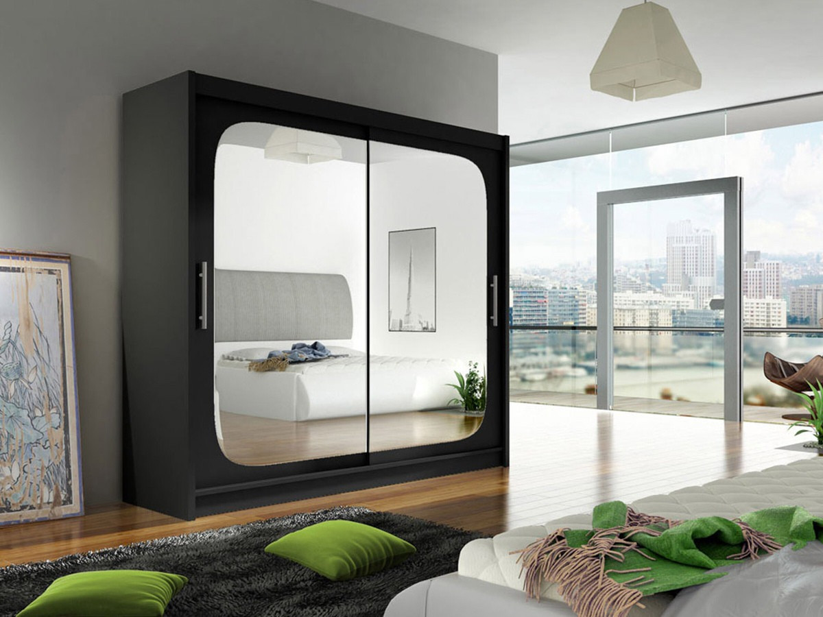 Гардероб Closico 108 (Черен)