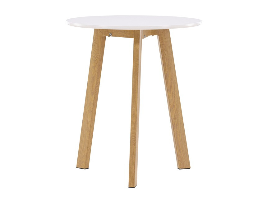 Маса и столове за трапезария Dallas 3781 (Бял + Светлокафяво)