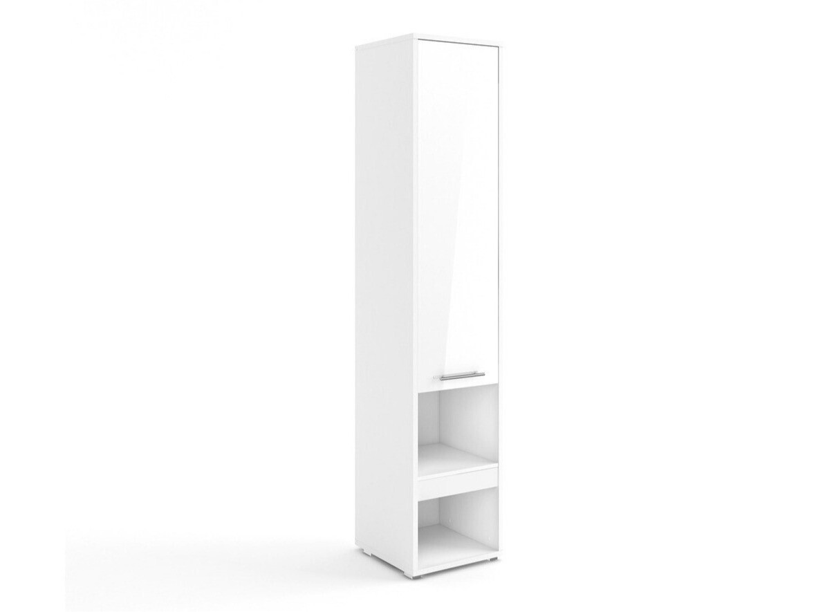 Етажерка Concept Pro Lenart (Бял + Бял гланц)