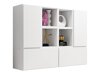 Комплект шкафове Corbele 124 (Бял)