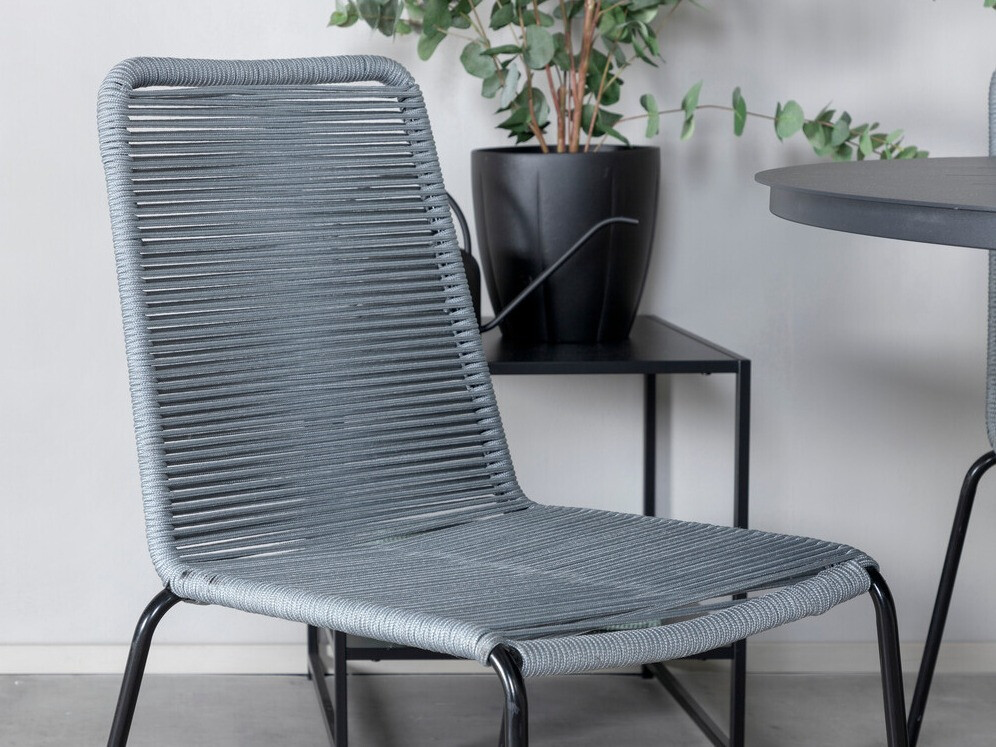 Градински комплект Dallas 3728 (Сив + Черен)